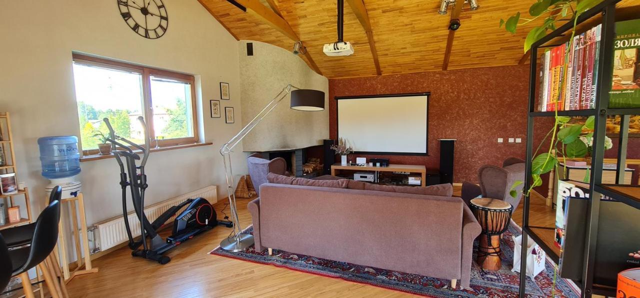 Spacious House With Indoor Pool & Sauna. Ādaži Dış mekan fotoğraf